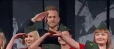 Ohhh, the other salute