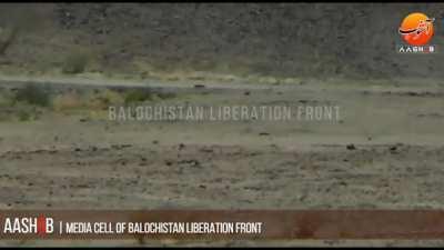 BLF roadside IED hits a Pakistani vehicle. 1/4/2022