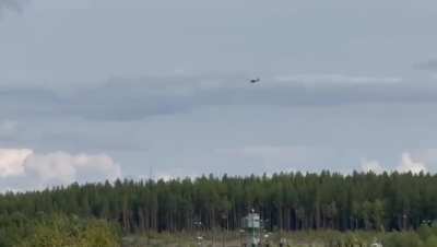 Video of the drone attack in Murmansk region that I reported on earlier