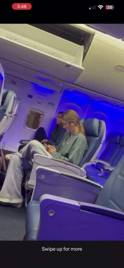 Caught vaping on a plane