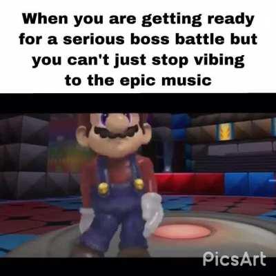 But the music is epic though