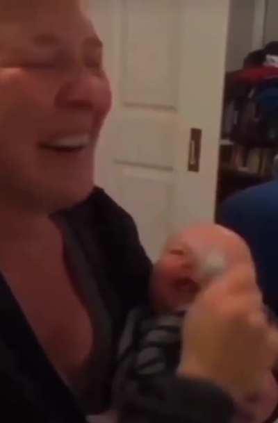 Baby's laugh could make the grinch laugh