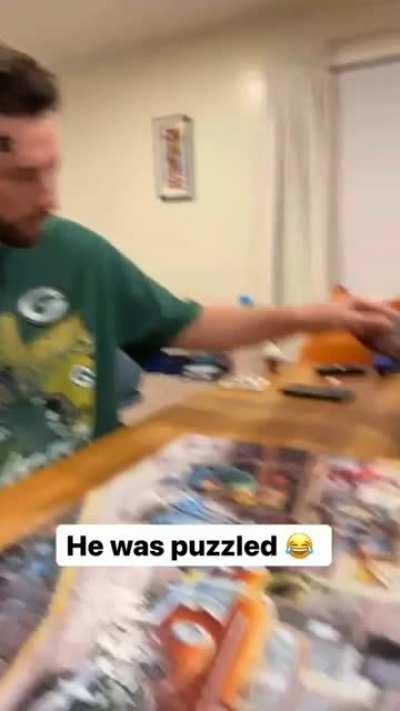 he was puzzled indeed