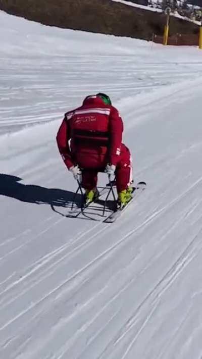 Have you ever seen someone skiing like him?