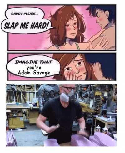 adam taps like a SAVAGE