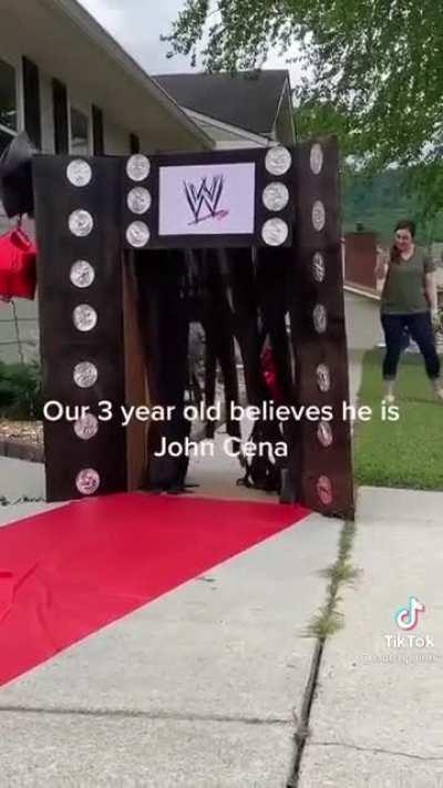 Kid Thinks Hes John Cena