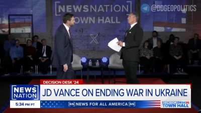 RU POV: Ukraine might need to give up its territories to end the war with Russia, said U.S. Vice Presidential candidate from the Republican Party, J.D. Vance