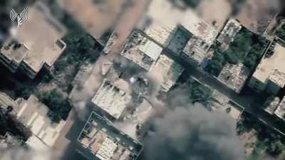 Israeli Air Force conduct strikes on Hamas assets in Gaza strip, 9 Oct 2023