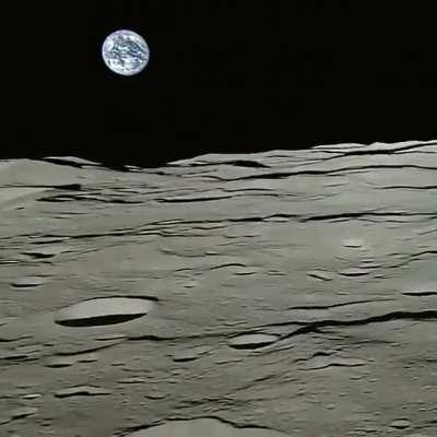 Timelapse of Earth rising over the Moon captured by Japanese lunar orbiter spacecraft Kaguya.