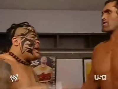 That time when Umaga and Khali had a 'conversation'.