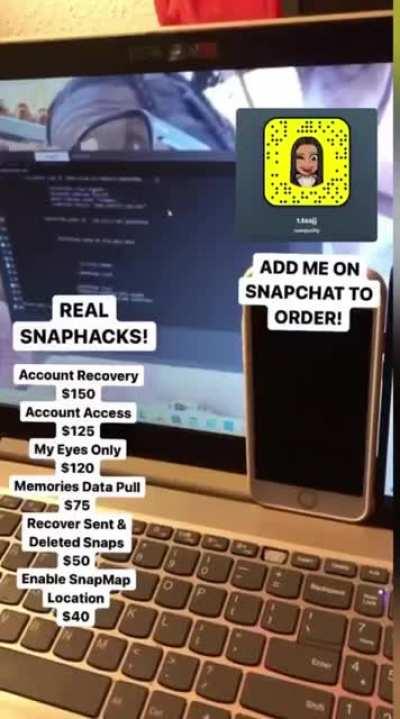 add @naequality on Snap for Snapchat, Instagram , &amp;amp; Facebook Hacks! Telegram Group Link + Proof In The Telegram Below!