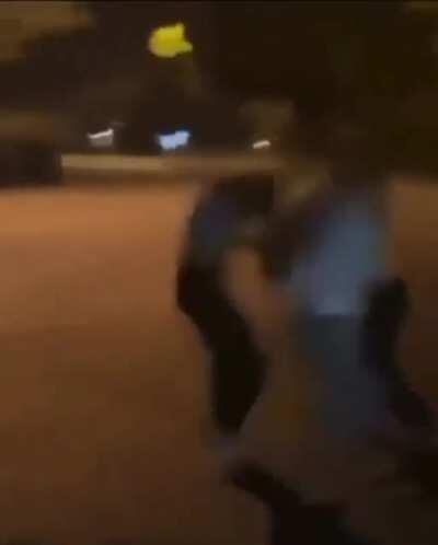 Ratchet white girl gets beat up by girl with no shoes