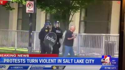 &quot;Protests Turn Violent in Salt Lake City&quot;