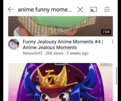 Anime Funniest Jealousy Moments  Anime Jealousy Moments 