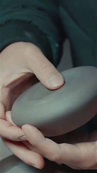 The precision and patience of this craftsman making a Yixing pot