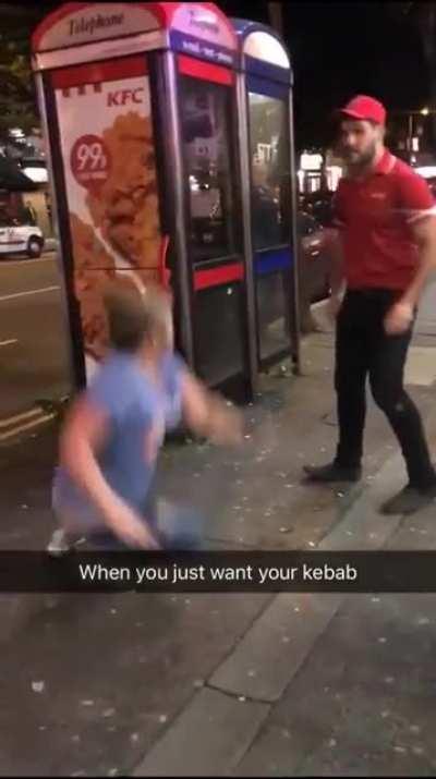 HMF while I try to get more food at closing time