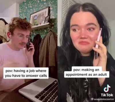 Phone calls are just awkward