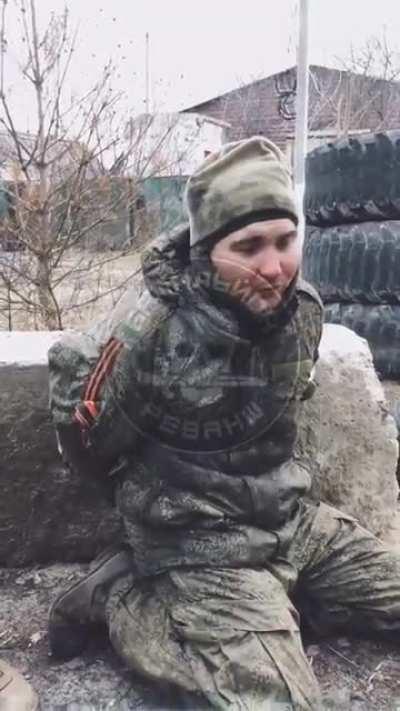 Video of the last survivor from the VDV convoy wiped out in Hostomel by UA SOF