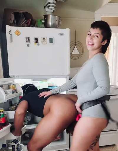 Pegging in the fridge 