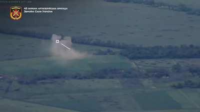 The Ukrainian 45th Artillery Brigade tracking and striking Russian equipment in Zaporizhia Oblast