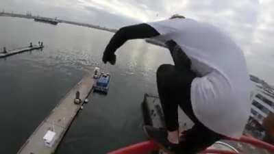 Jumping off of the Lonsdale Quay tower [New POV]