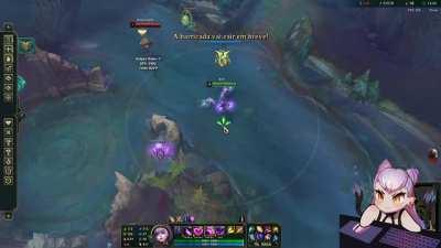 I made an Evelynn Cam for my friend's stream. The animation follows your mouse and keyboard actions :D