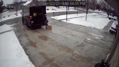 UPS slide delivery