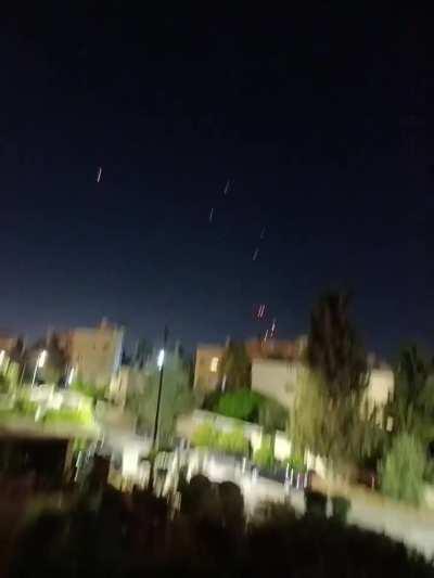 missiles above Amman, Jordan