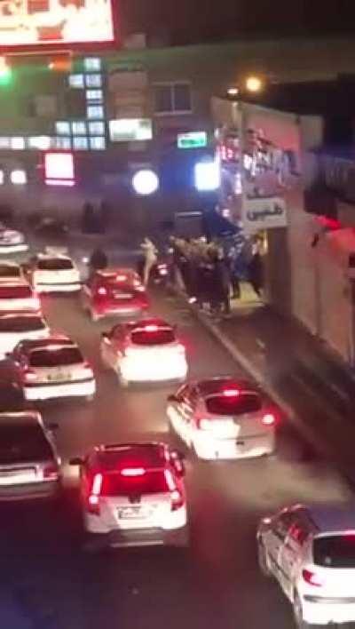 Tehran at 2am, celebration after world cup defeat by US