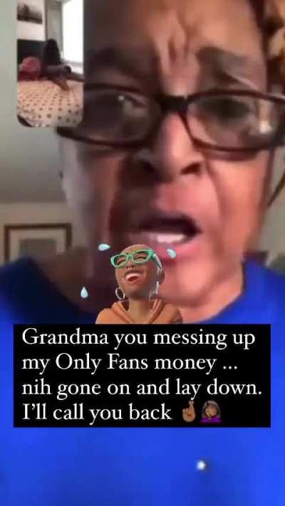 Granny see you hoeing