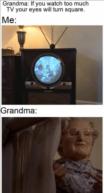 My grandmother did what she could to reduce my screen time.