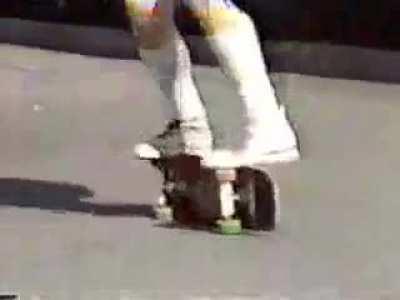 Rodney Mullen, freestyle skateboarder. Japan, 1984.