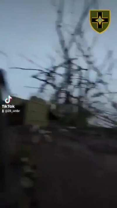 UA forces fire towards enemy using a drainage system as a trench. Use of Javelin. Kherson, September.