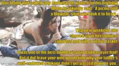 Your wife is always so good to your dad...