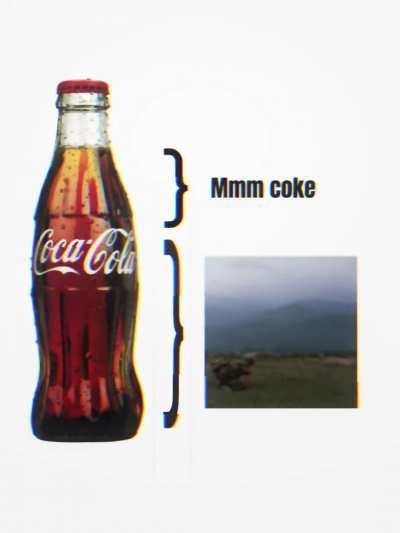 Drinking Coke