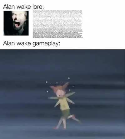 Alan Wake lore vs gameplay