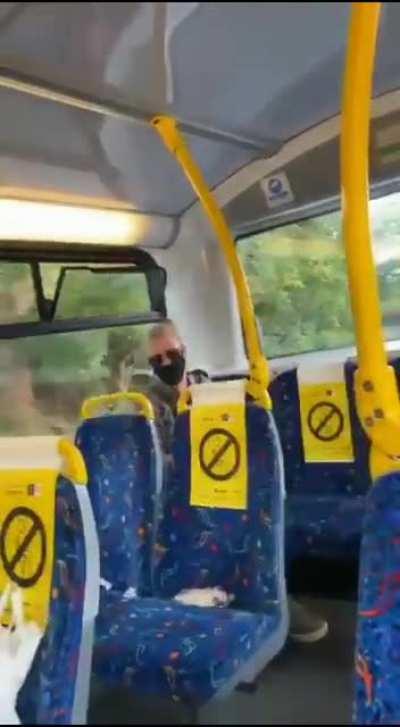 Racist woman on a bus in Ireland.