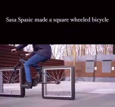 Square-Wheeled Bicycle
