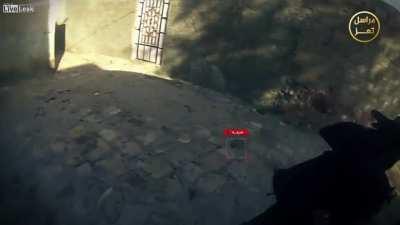 Compilation of GoPro combat footage where the enemy is visible