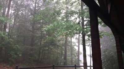 POV: you’re sitting on a porch swing of a cabin in TN, listening and watching a storm roll in.