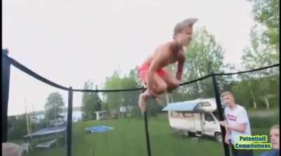 Trampoline fail