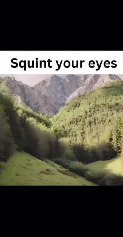 If You Squint Hard Enough You’ll Be Able To See It.