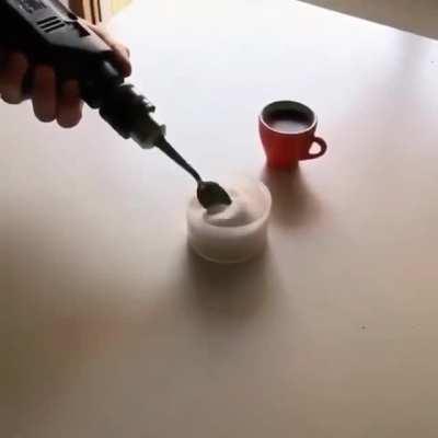 WCGW making a coffee in a different way