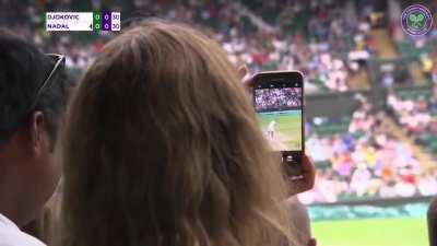 Time violation - Nadal vs Djokovic, Wimbledon