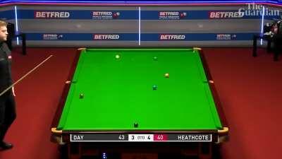 This snooker shot in a World Championship Qualifier