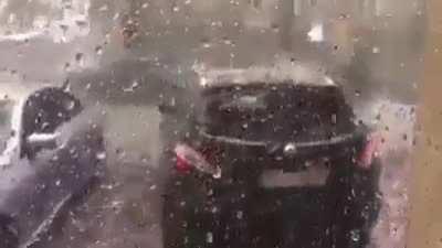 Extreme hailstorm 