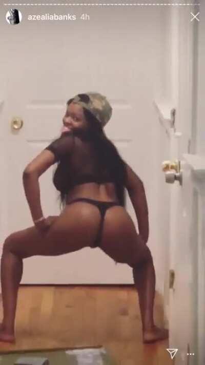 AB off the acid &amp;amp; twerking in a thong