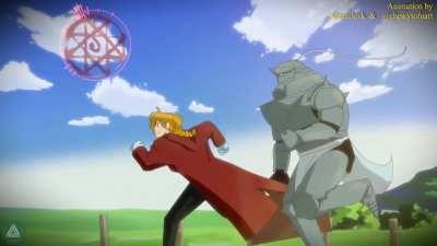 Animation from our recent Fullmetal Alchemist 20th Anniv. Fan Project