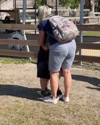 Kids at Petting Zoo become hysterical due to an Emu