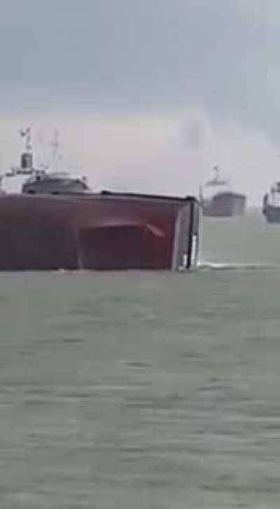 A listing ship capsizes - posted 5/30/2020